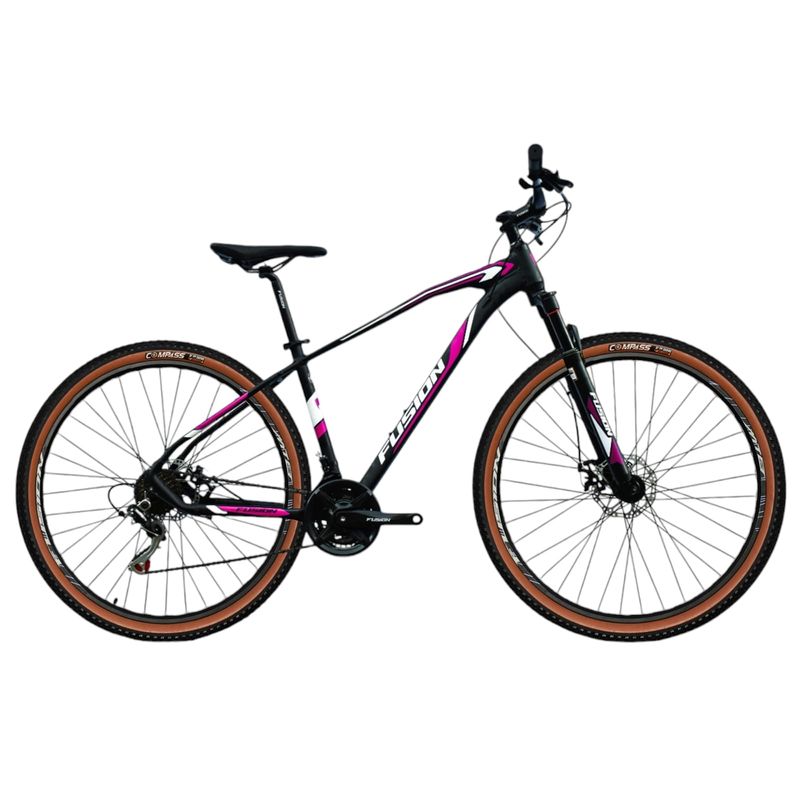 FUSION - Bicicleta Fusion Korbin Rin 29 Aluminio  24 vel Negro Rosado