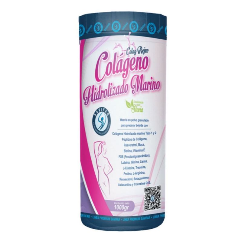 SAVIFAR - Colageno Hidrolizado Marino 1000gr tipo 1 y 2 - Savifar