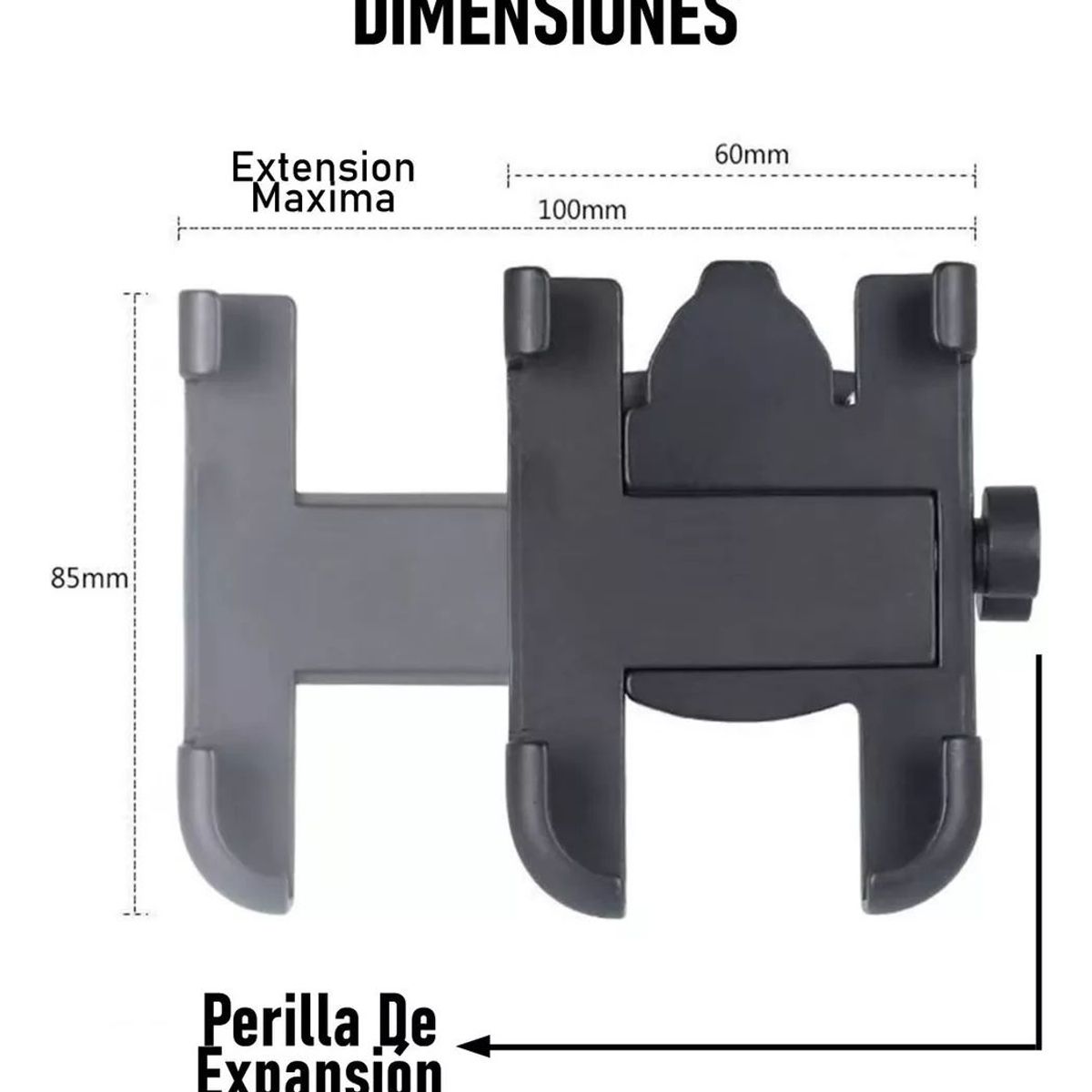 JASHEN - Holder Soporte Para Celular Metálico Alta Seguridad Moto