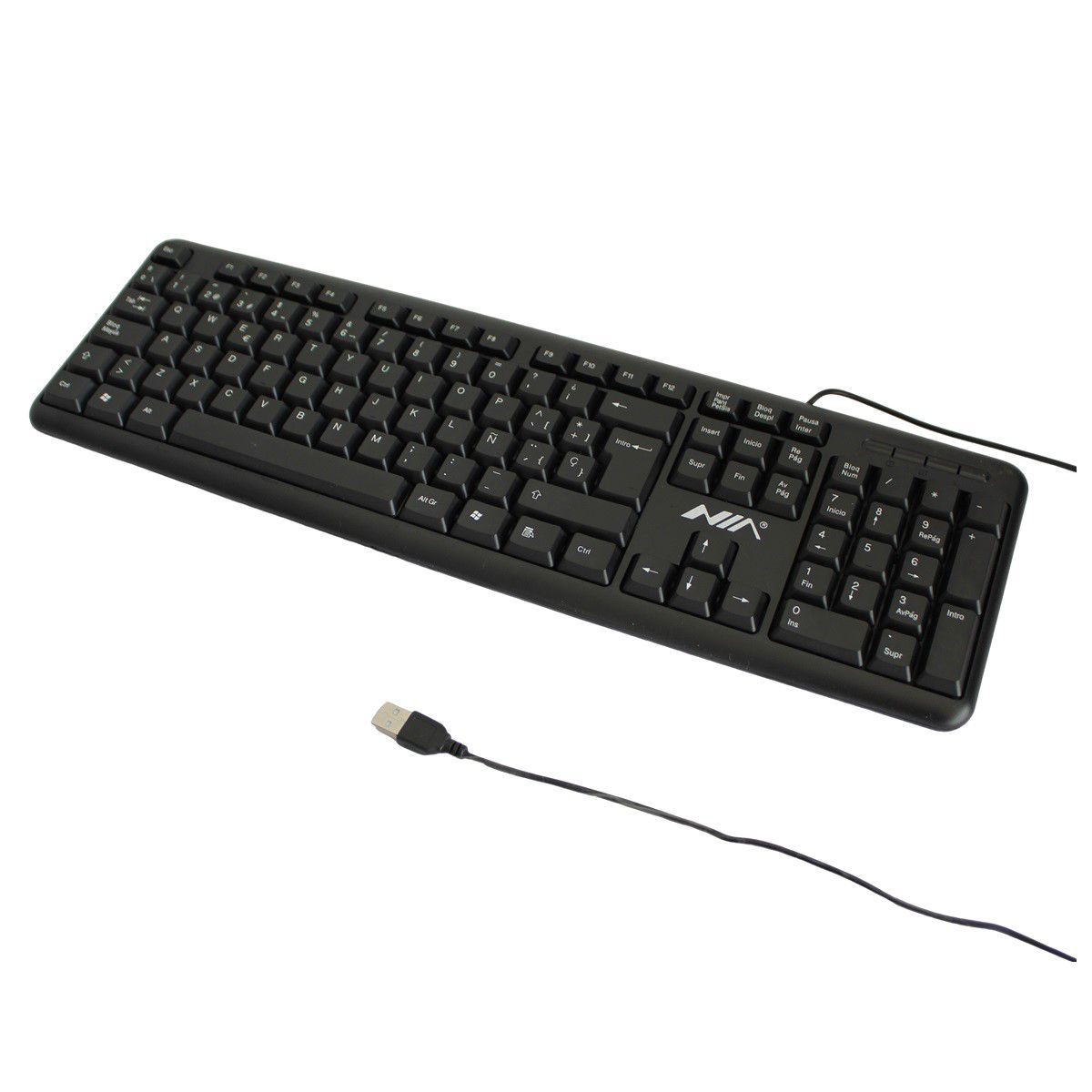 GENERICO - Teclado Resistente Con Diseño Ergonómico