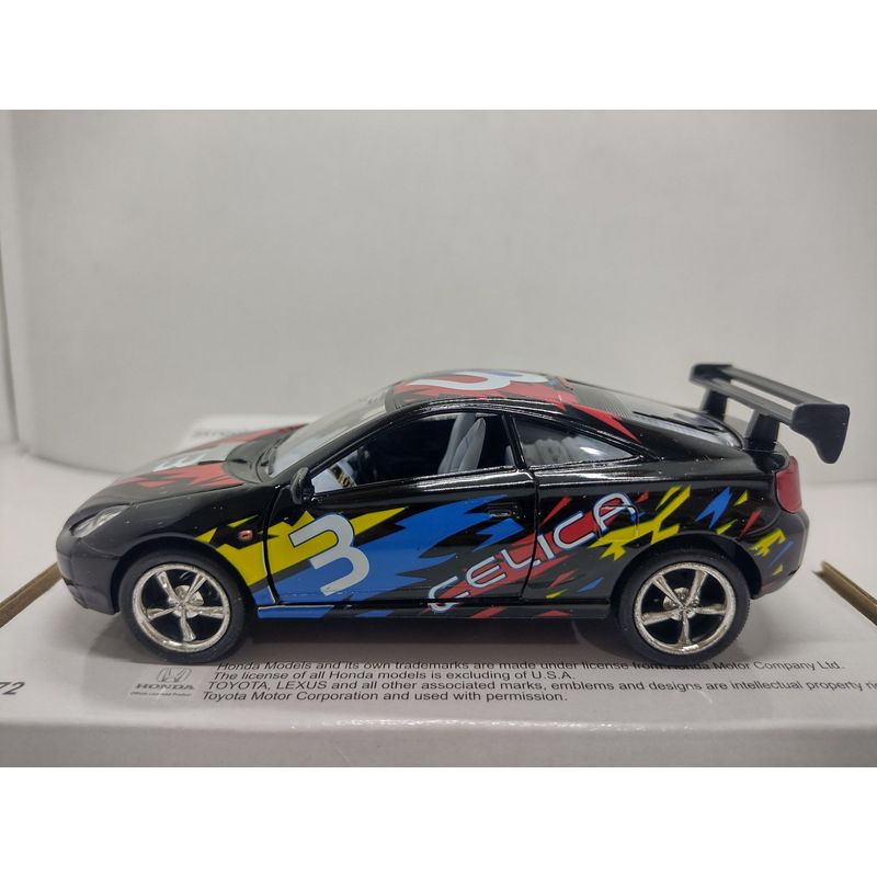 GENERICO - Carro Toyota Street Figther Celica Negra Escala 136