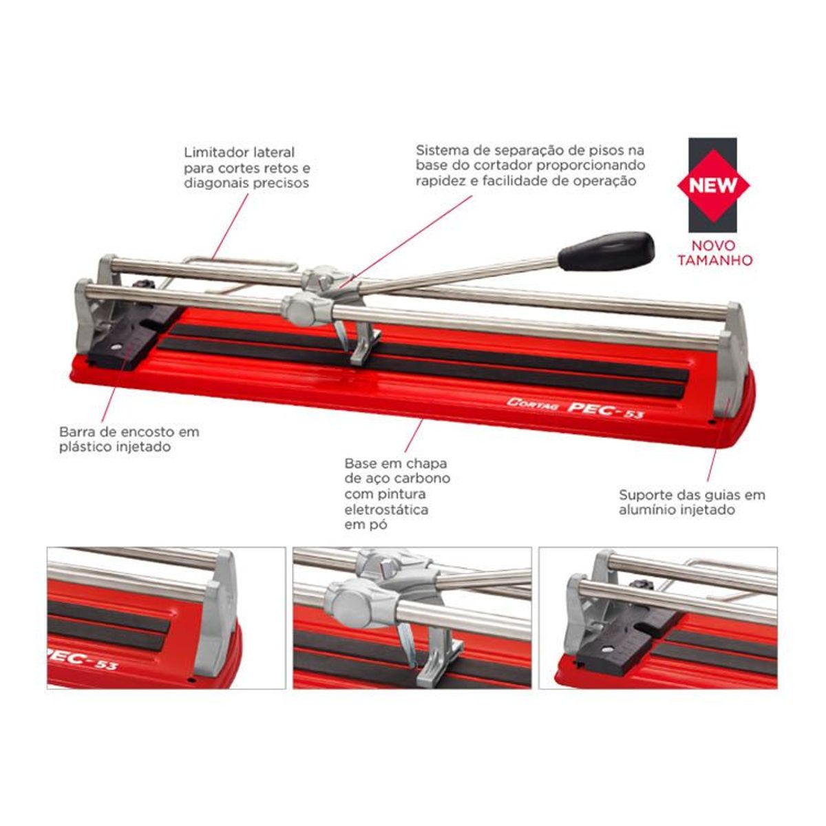 CORTAG - Cortabaldosas Manual 65 Cm Profesional Cortag Pec 65