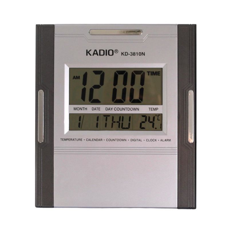 GENERICO - Reloj Pared y Escritorio Termómetro y Alarma