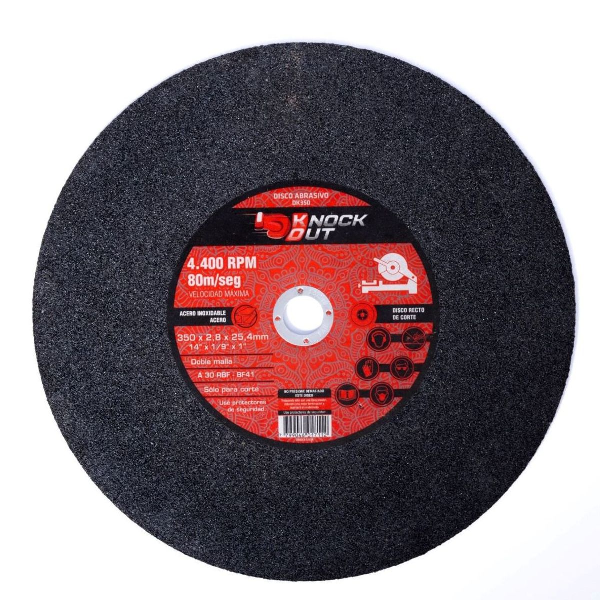 GENERICO - Disco Abrasivo De Corte Profesional 14 Pulgadas (x5)