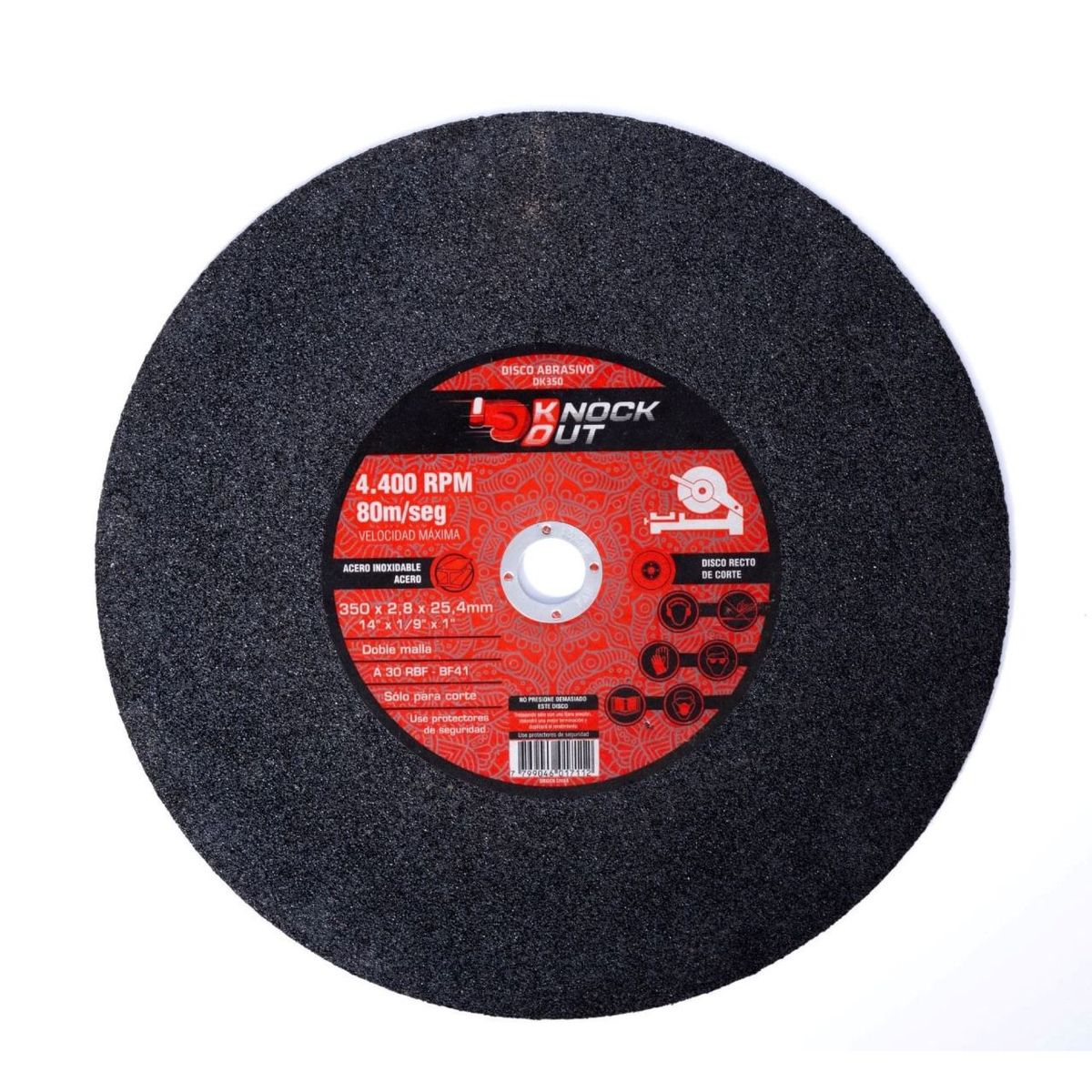 GENERICO - Disco Abrasivo De Corte Profesional 14 Pulgadas (x5)