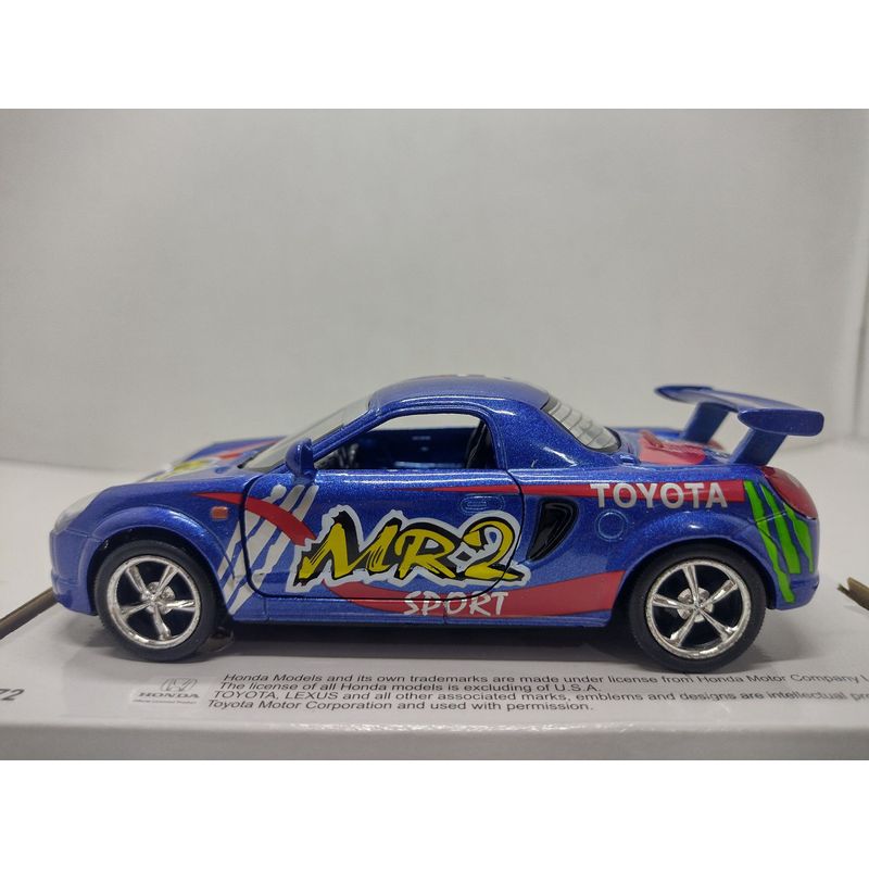 GENERICO - Carro TOYOTA Street Figther MR2 AZUL a Escala 136