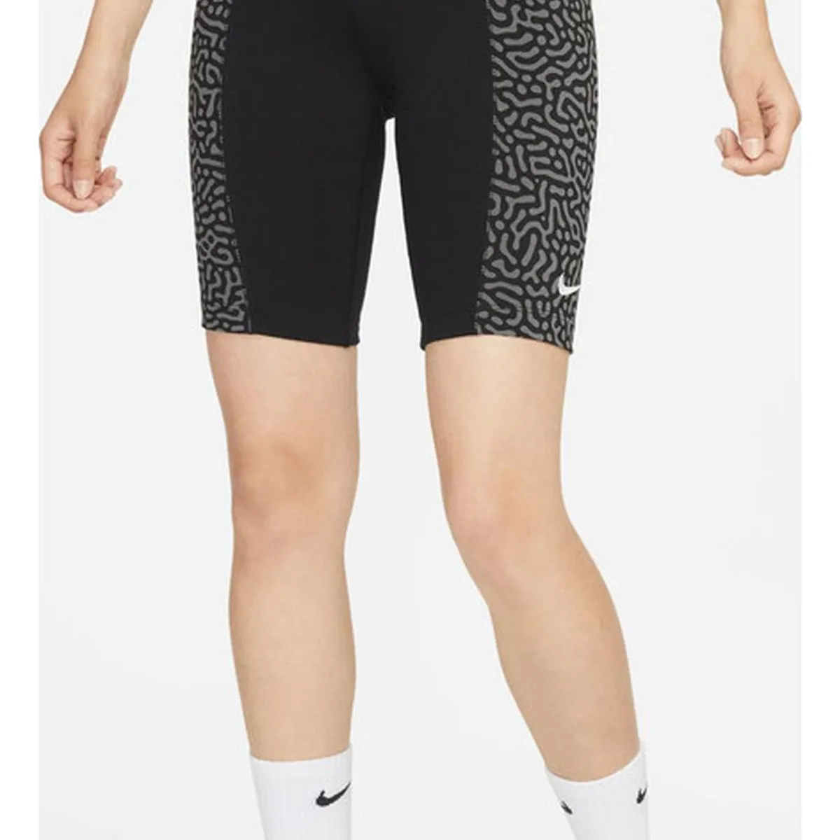 NIKE - Licra Mujer Nike Sports Shine Midrrise Bike Sohrt