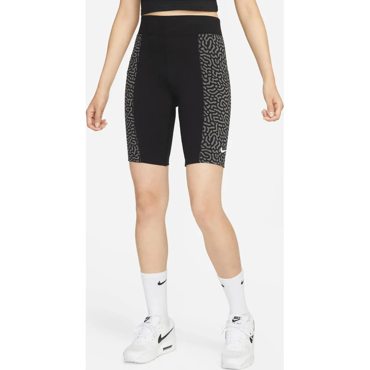 NIKE - Licra Mujer Nike Sports Shine Midrrise Bike Sohrt