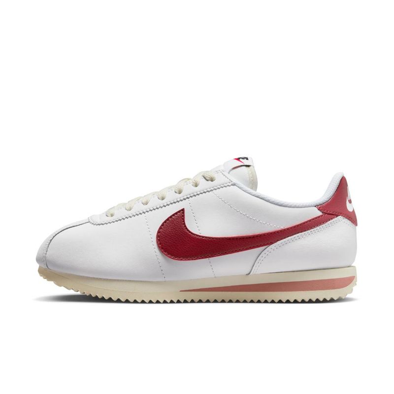 NIKE - Tenis Nike Cortez Sportswear Mujer-Blanco/Rojo