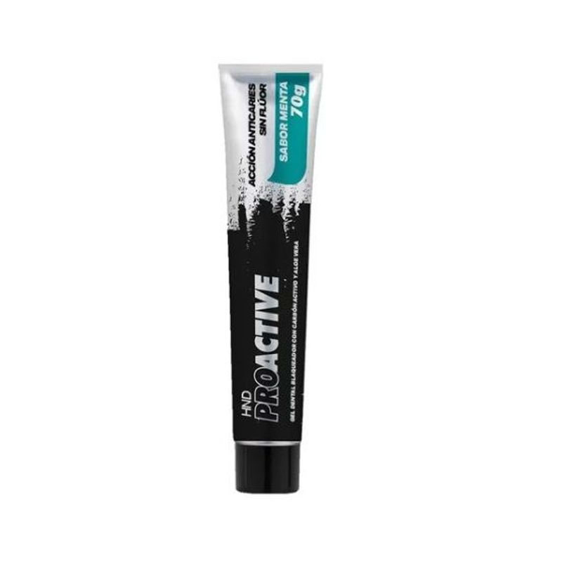 GENERICO - Crema Gel Dental Proactive Carbón Activado Sin Flúor 70 Gr_.