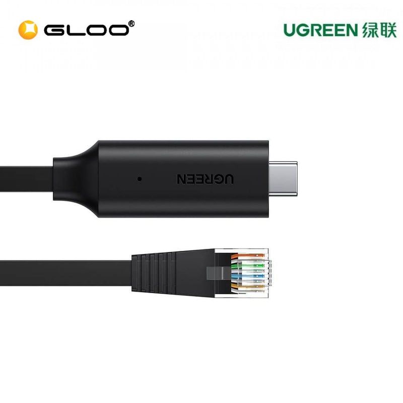 UGREEN - Cable consola plano de USB-C a RJ45