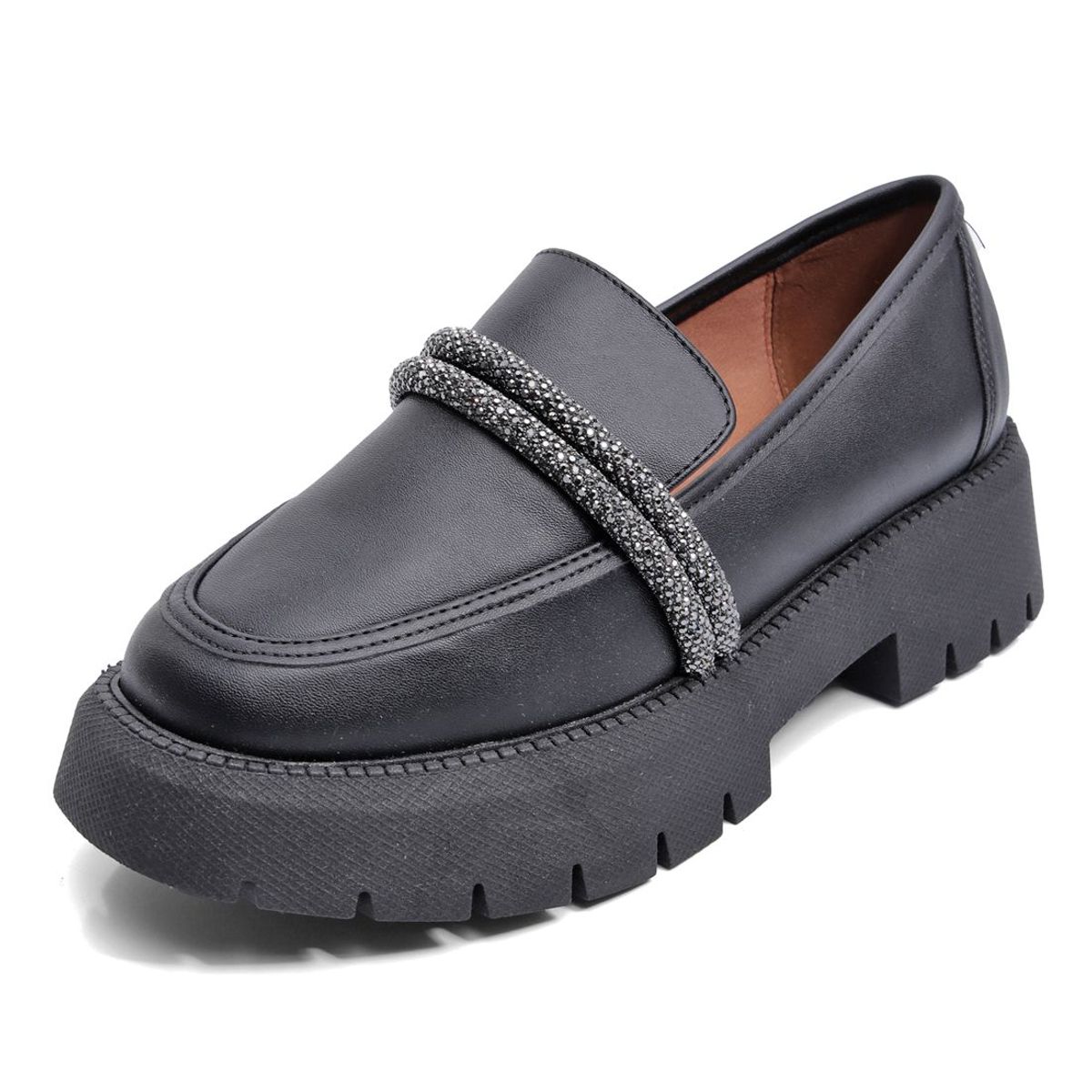 VIZZANO - Mocasín Chunky Negro VIZZANO