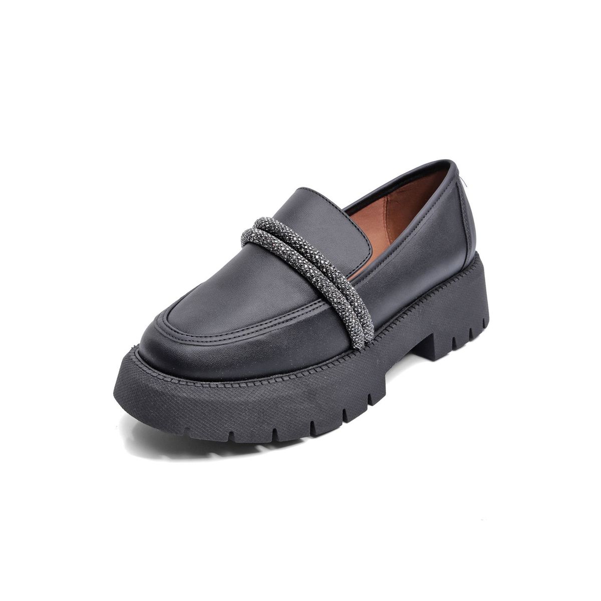 VIZZANO - Mocasín Chunky Negro VIZZANO
