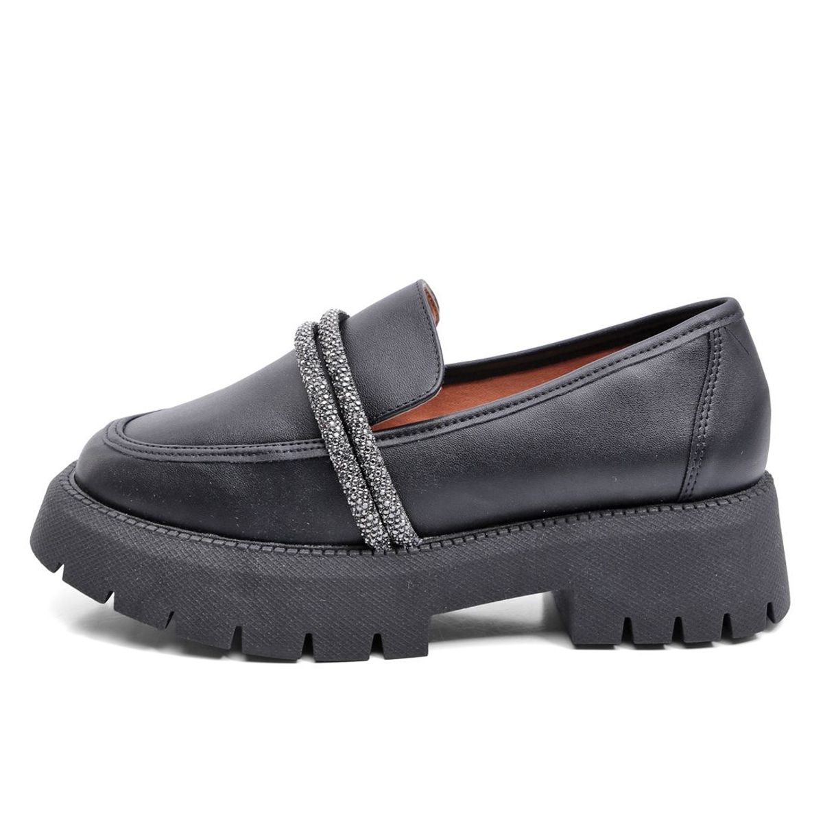 VIZZANO - Mocasín Chunky Negro VIZZANO