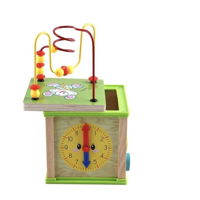 GENERICO - Cubo Didactico Laberinto  Montessori Multifuncional bebes