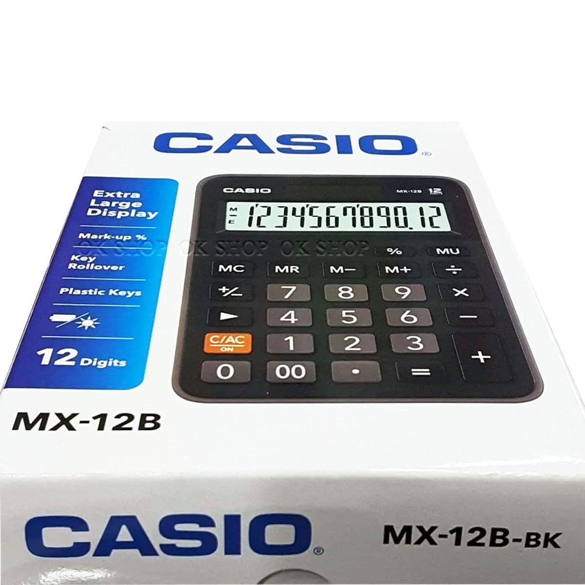 CASIO - Calculadora Casio 12 Dígitos Mx - 12b