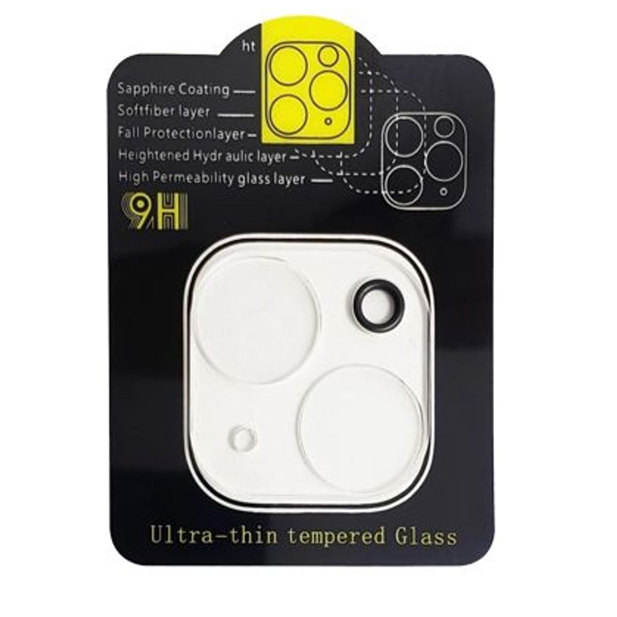 GENERICO - Protector de camara transparente para iphone 13 -13 Mini