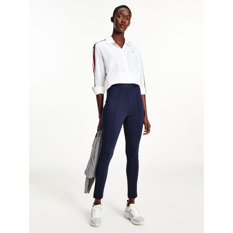 TOMMY HILFIGER - Pantalón Azul Tipo Leggings Para Mujer  Tommy Hilfiger