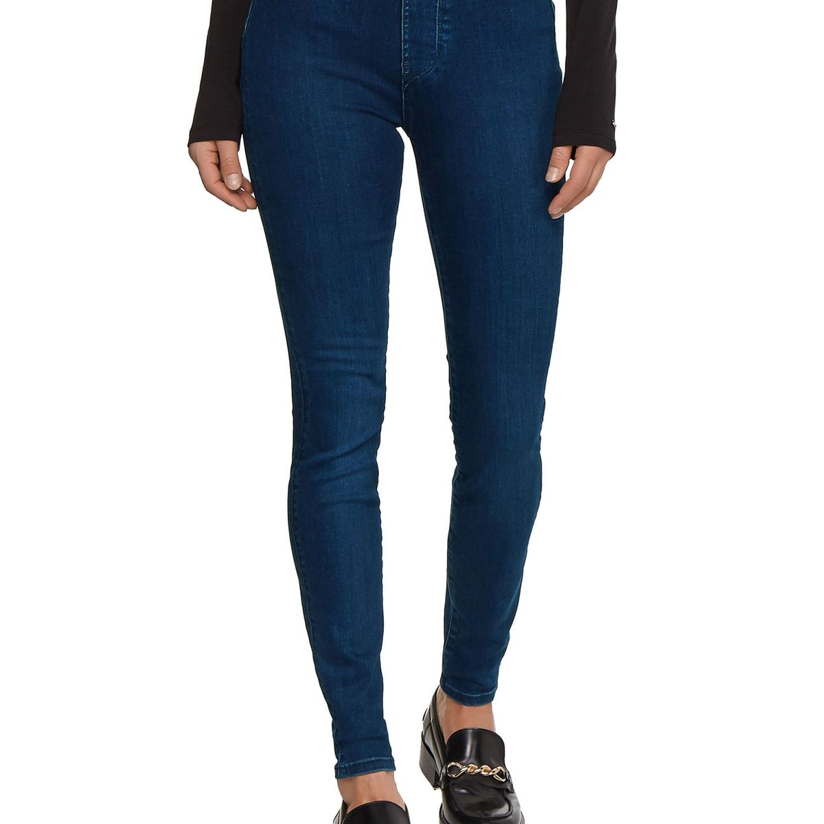 TOMMY HILFIGER - Jeans Skinny Con Logo Mujer Azul Tommy Hilfiger