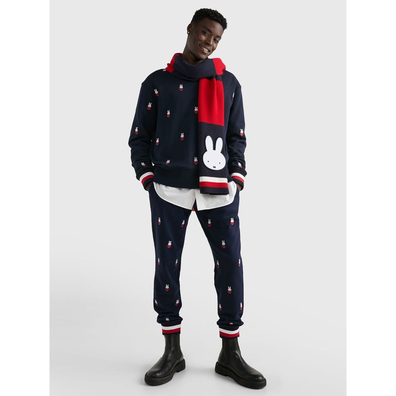 TOMMY HILFIGER - Joggers De Corte Amplio Th X Miffy De Hombre Azul Tommy Hilfiger