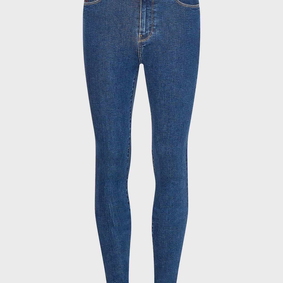TOMMY HILFIGER - Jeans Harlem Th Flex Superceñidos De Talle Alto Mujer Azul Tommy Hilfiger