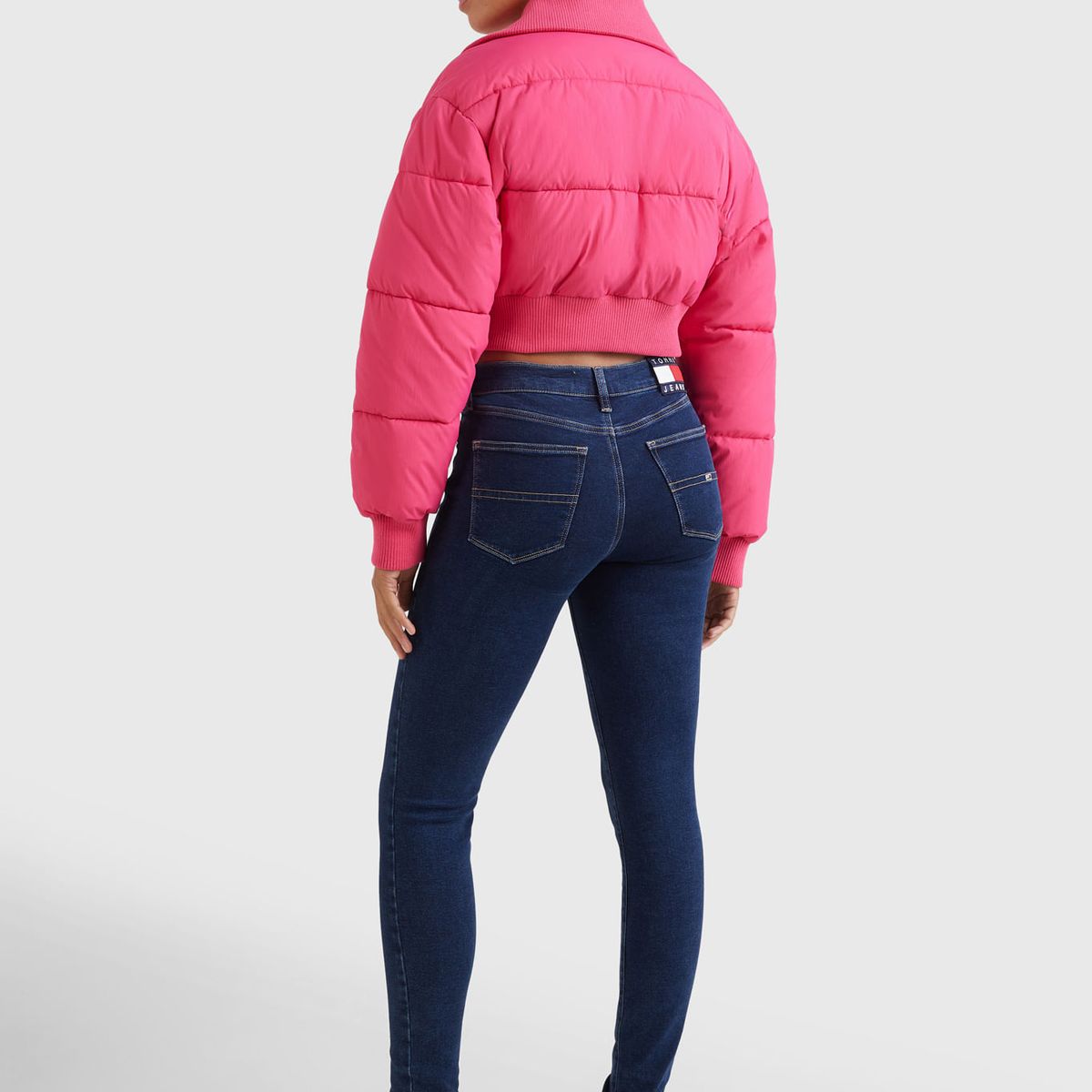 TOMMY HILFIGER - Jeans Nora Ceñidos De Talle Medio Con Efecto Desteñido Mujer Azul Tommy Hilfiger