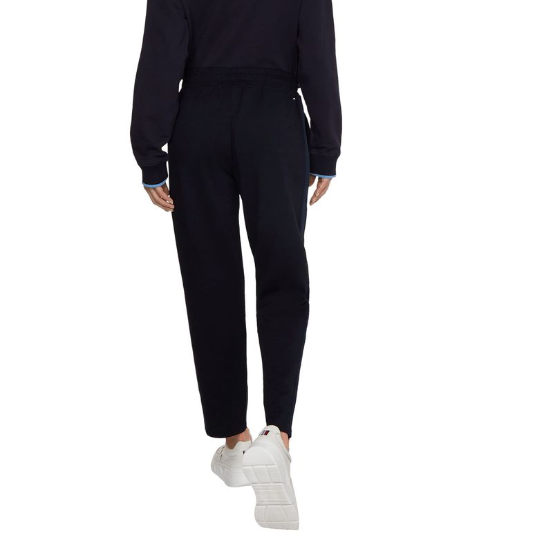 TOMMY HILFIGER - Pantalón De Corte Cónico Mujer Azul Tommy Hilfiger