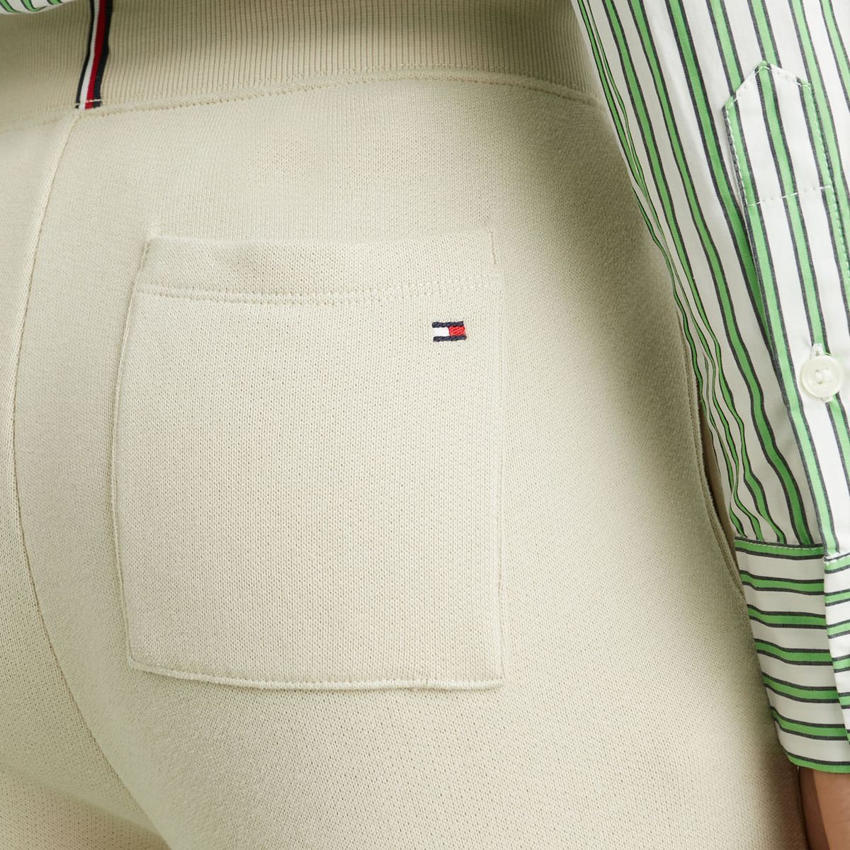 TOMMY HILFIGER - Joggers 1985 Collection De Corte Cónico Mujer Beige Tommy Hilfiger