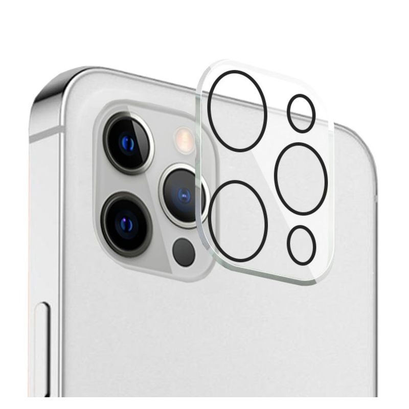 GENERICO - Protector de camara borde negro para iphone 15 pro-15 pro max