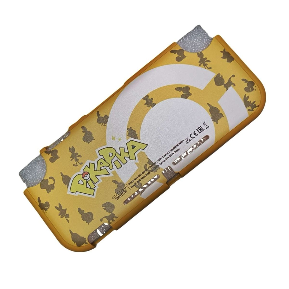 GENERICO - Protector Rigido De Pika + Vidrio + 2 Grips Para Switch Lite