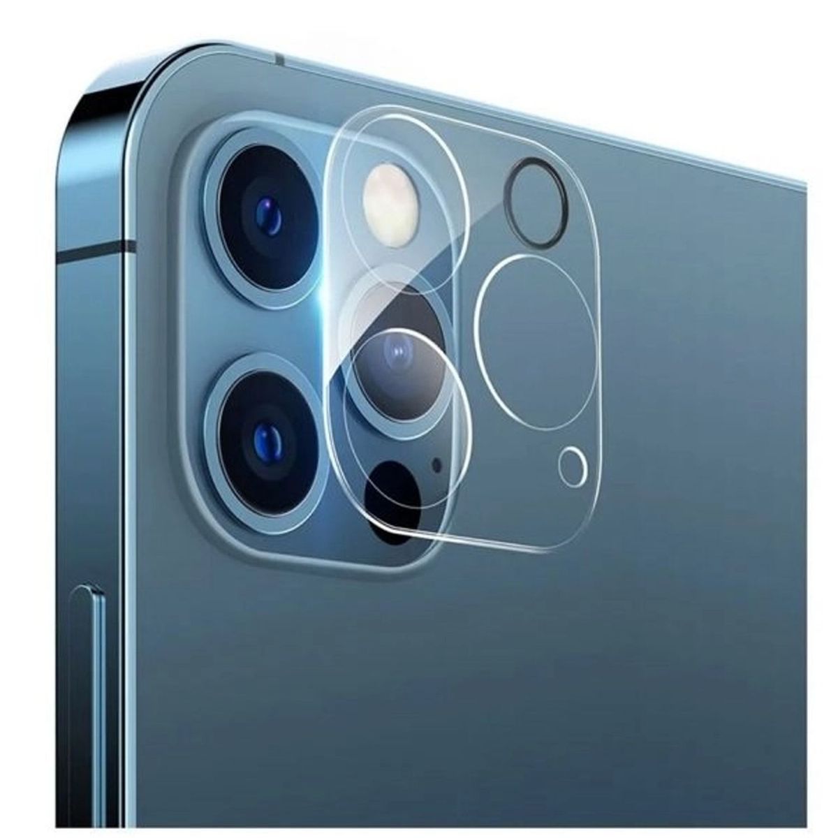GENERICO - Protector de camara  transparente para iphone 11 pro-11 pro max