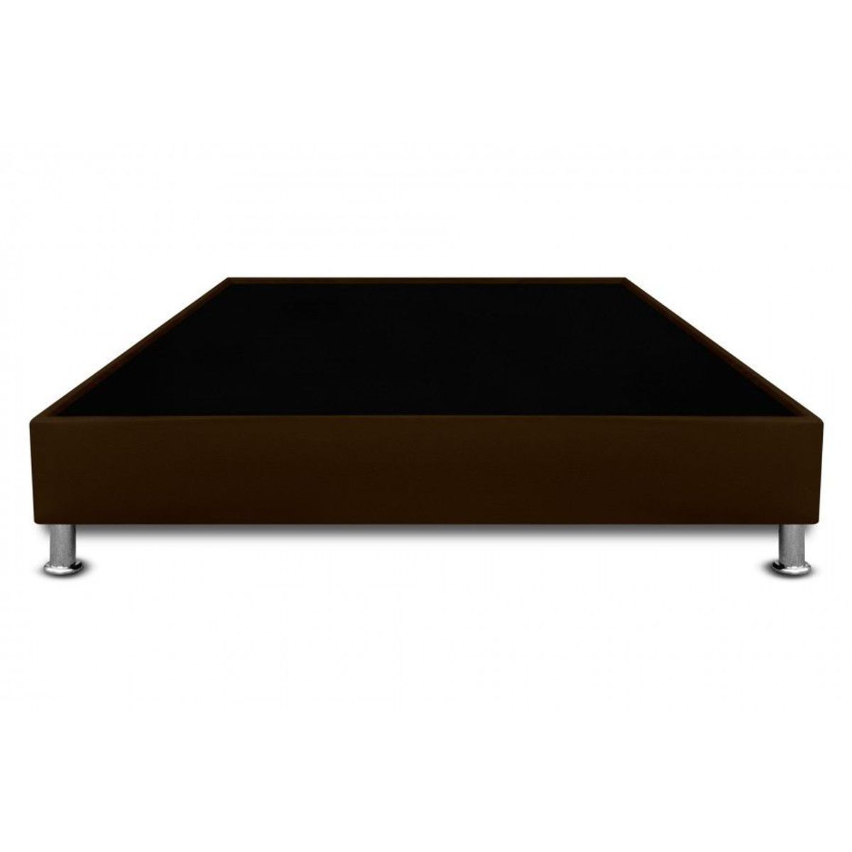 MAGIC CLASS - BASE CAMA CON PESTAÑA 140x190 MICROFIBRA CAFÉ