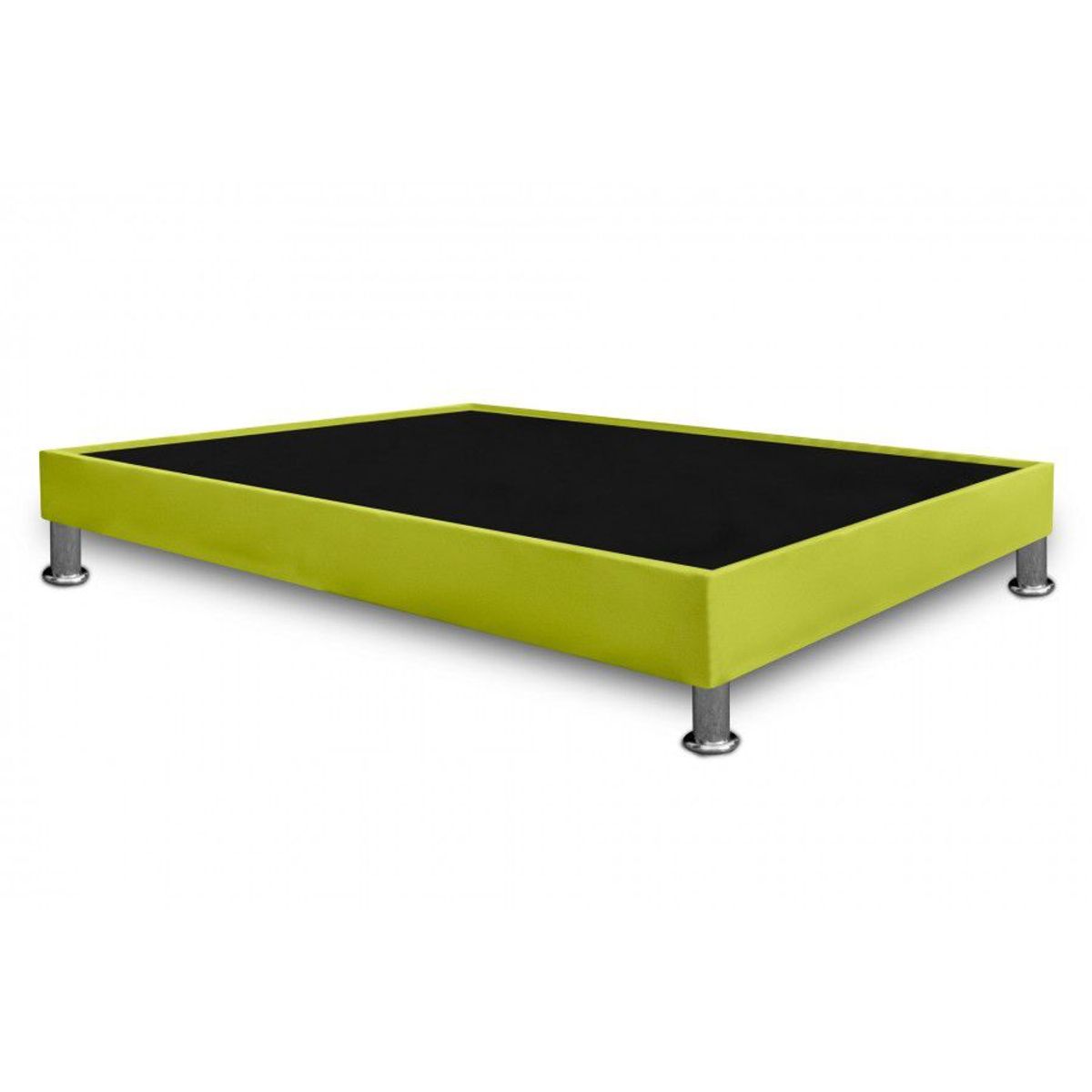 MAGIC CLASS - BASE CAMA CON PESTAÑA 140x190 MICROFIBRA VERDE
