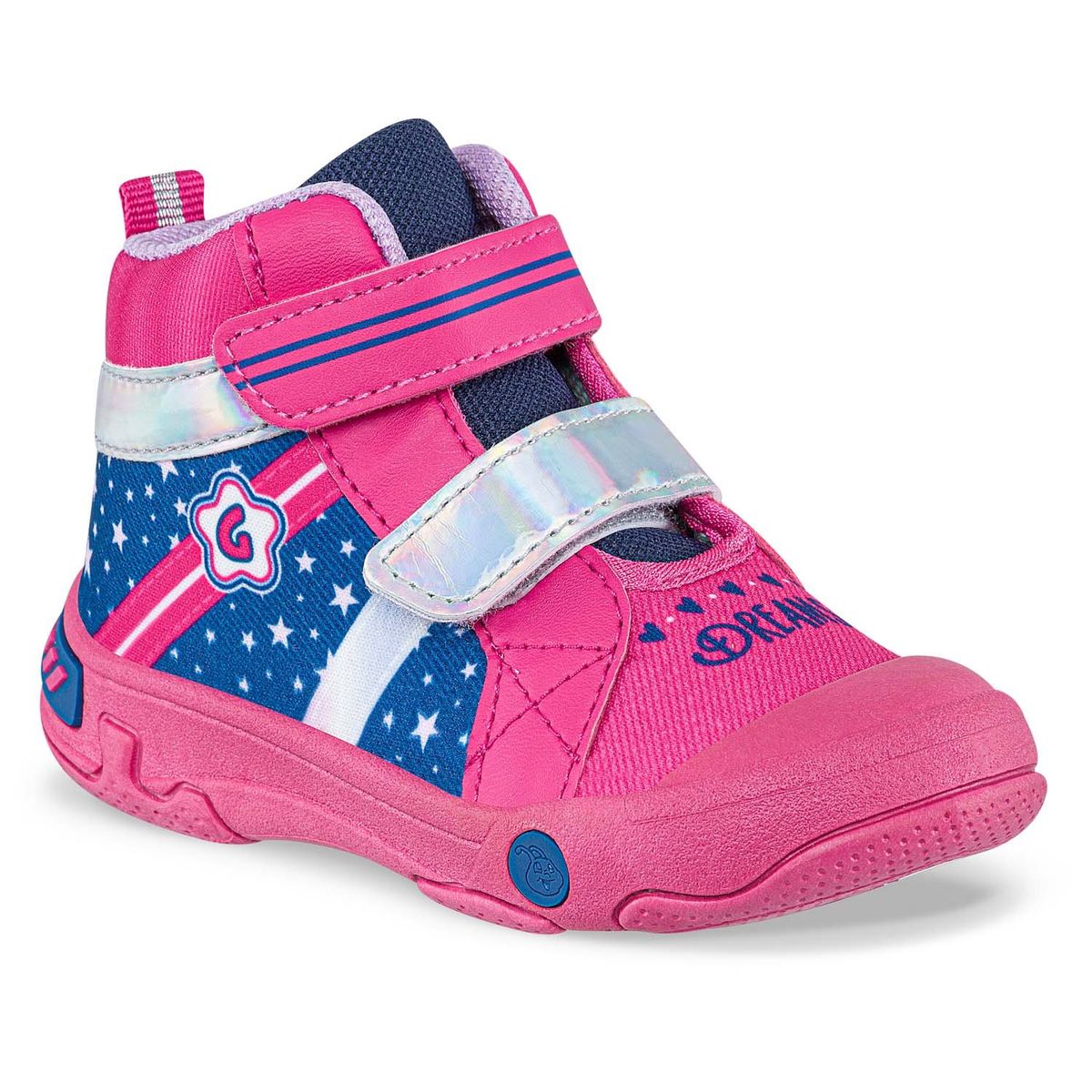 LOS GOMOSOS - Botines Tiggu Azul O-Fucsia Los Gomosos para Bebé