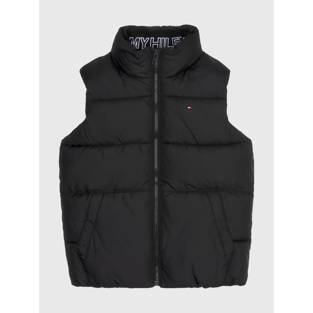 TOMMY HILFIGER - Chaleco Negro Essential Acolchado Para Niño Tommy Hilfiger