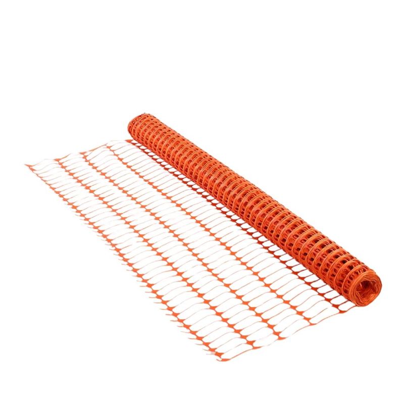 GENERICO - Malla Plástica Construcción H100cm Rollo 45mt Color Naranja