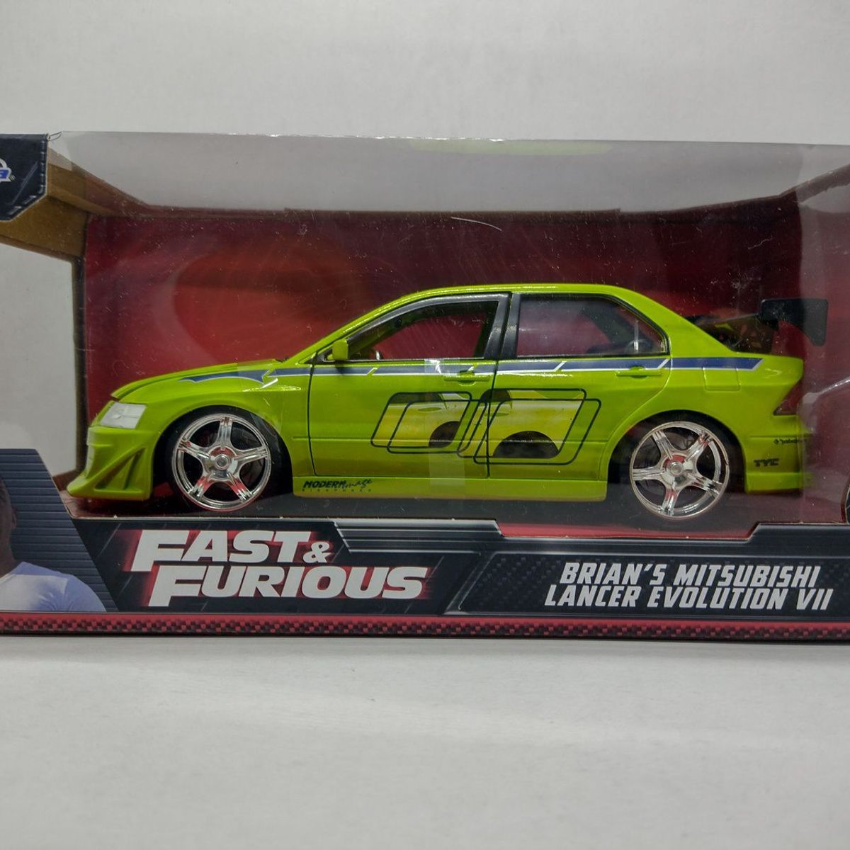 JADA TOYS - BRIAN´S MITSUBISHI LANCER EVOLUTION VII VERDE a Escala 124