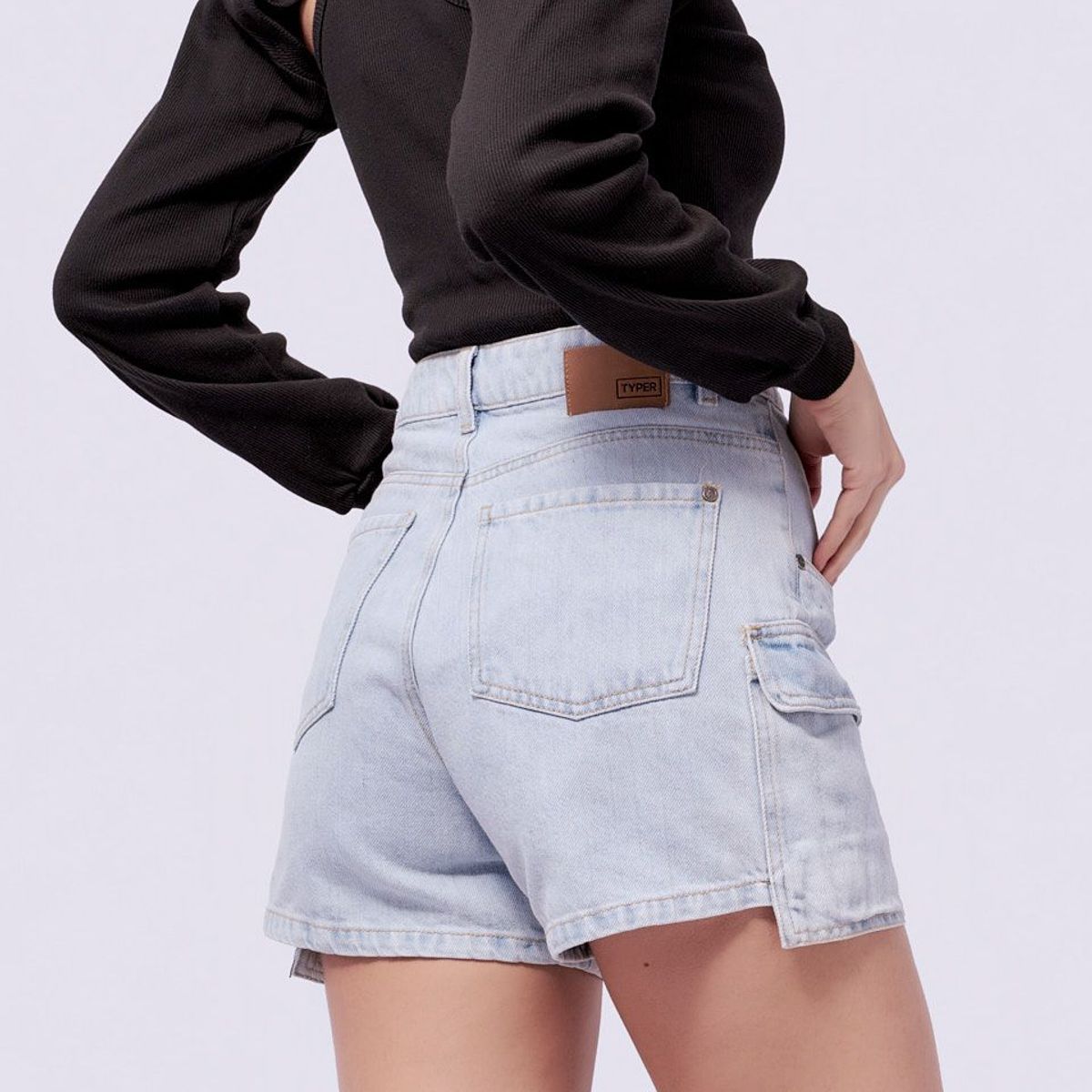 TYPER - Short tipo Cargo Para Mujer Typer