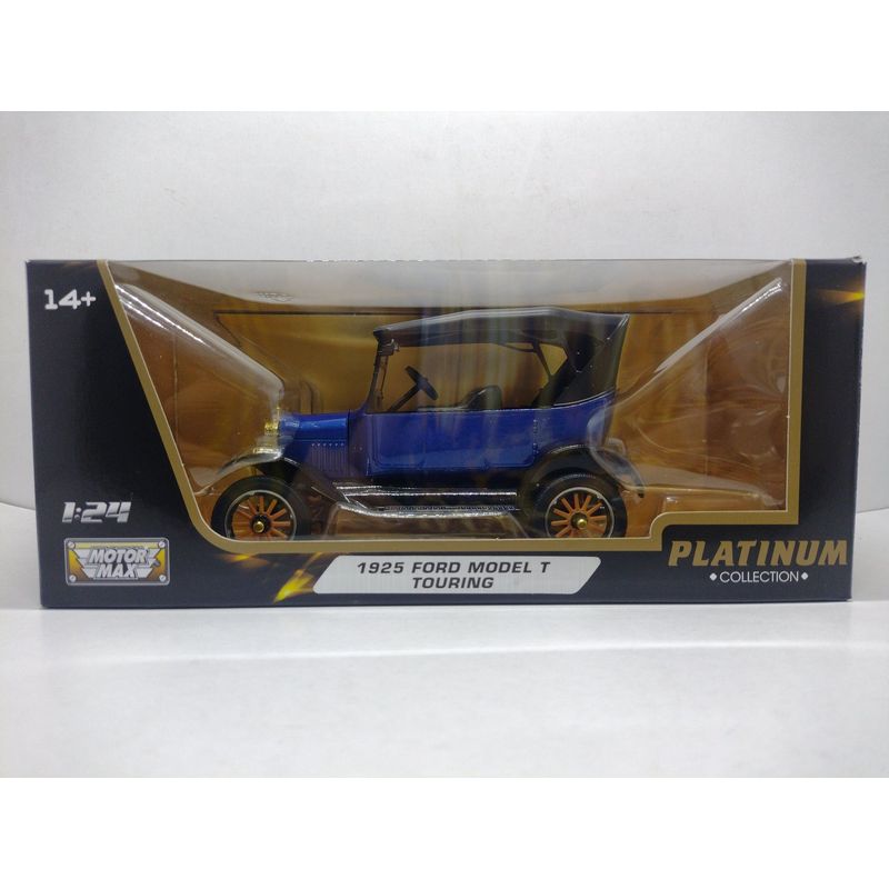 MOTORMAX - CARRO FORD 1925 MODELO T TOURING AZUL a Escala 1:24