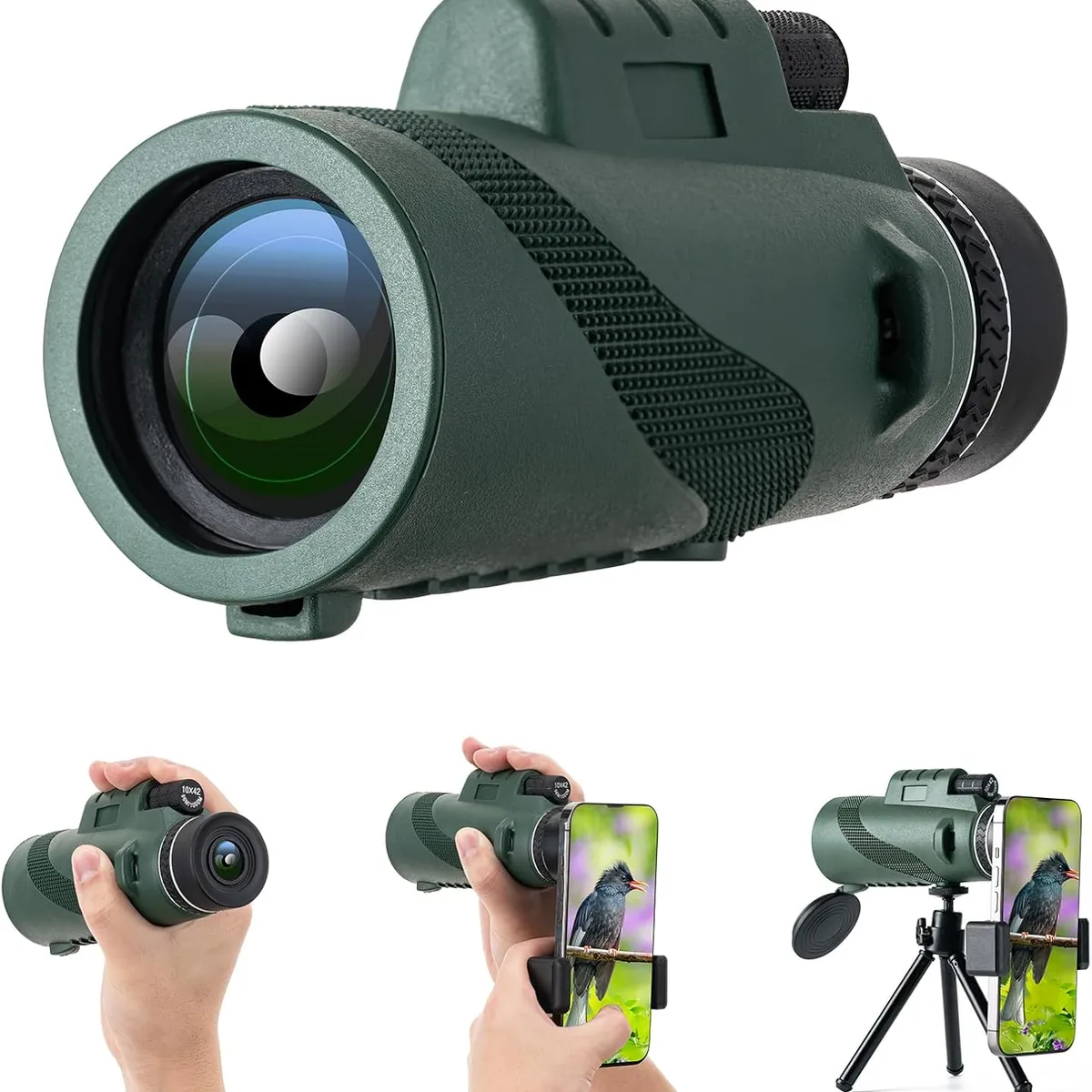 SMART SENSE TELESENTINEL - Telescopio Monocular De Gran Alcance Con Control Bluetooth