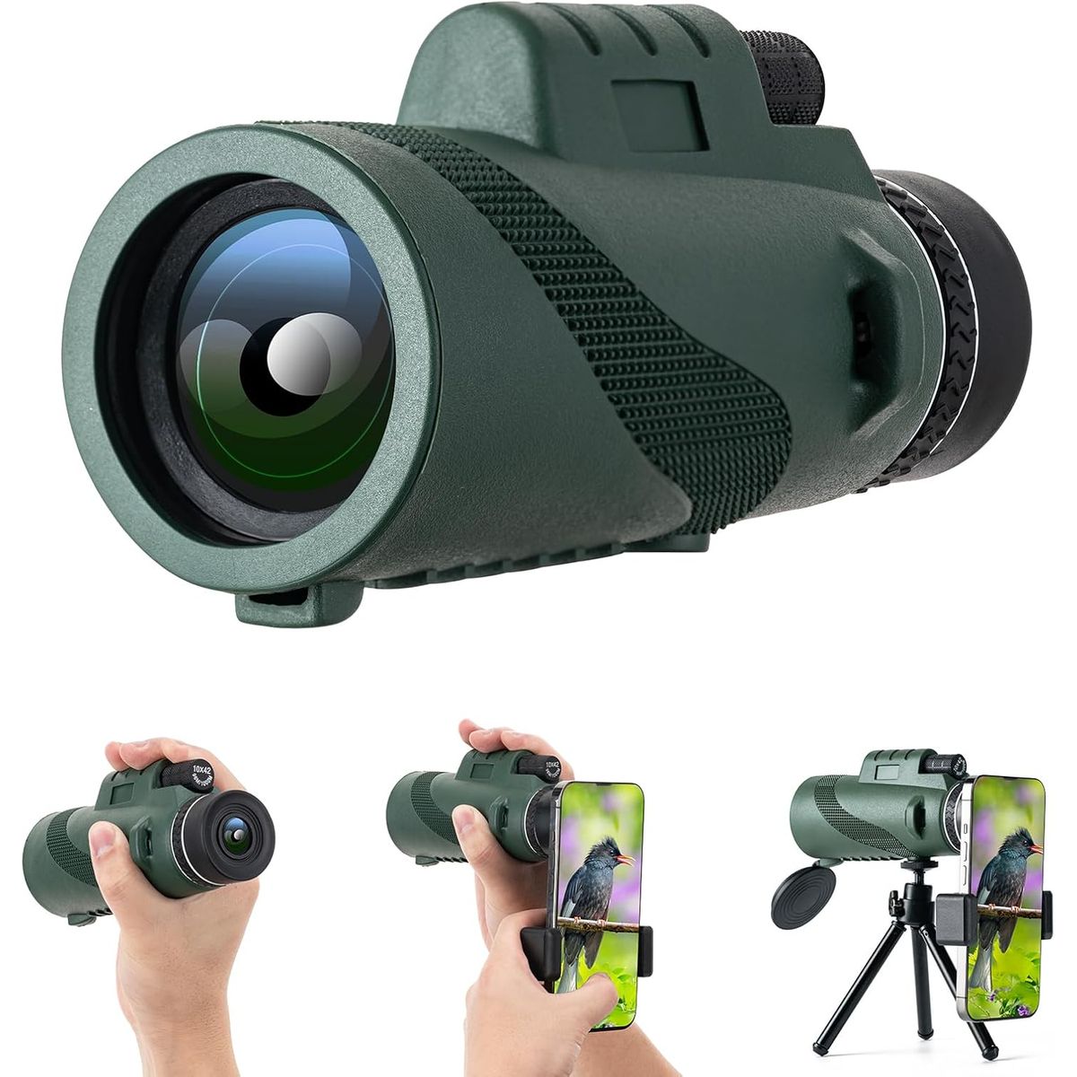 SMART SENSE TELESENTINEL - Telescopio Monocular De Gran Alcance Con Control Bluetooth