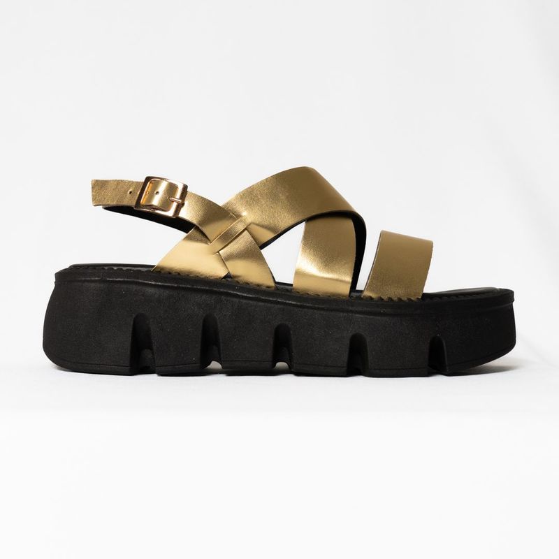 PRESTIGIO - Sandalia Prestigio Vegano Dorado