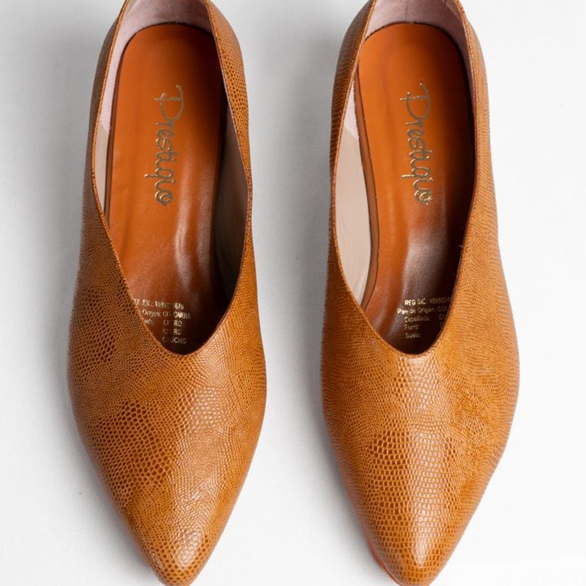 PRESTIGIO - Baleta Prestigio Cuero Miel