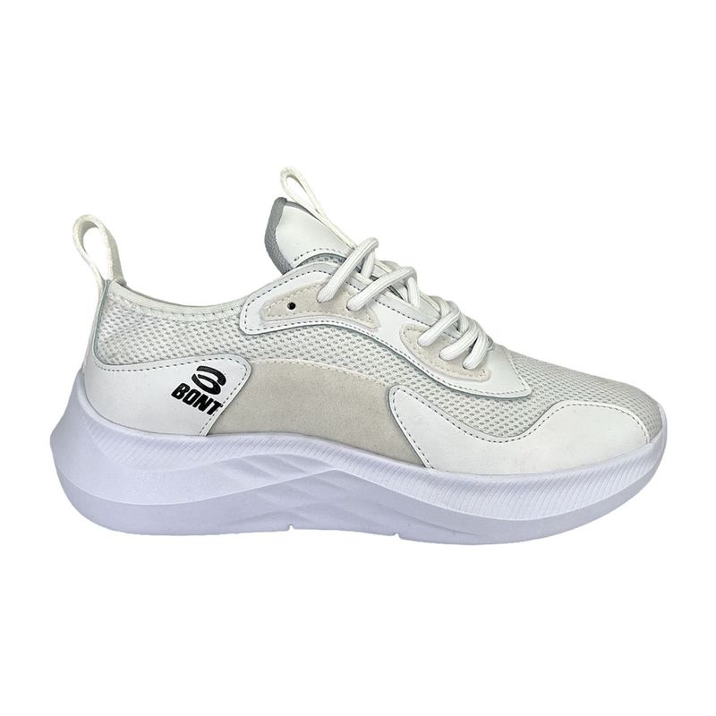CALZADO BONT - Tenis Deportivo Hombre Running Bont Blanco