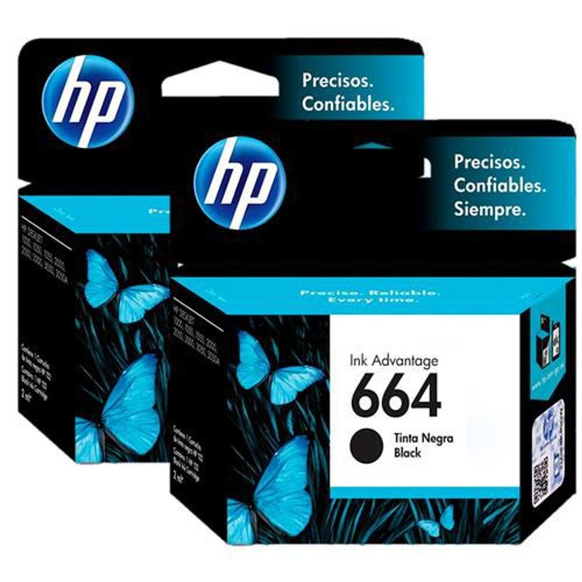 HP - Tinta Ink Advantage 664 Tinta Negra Black
