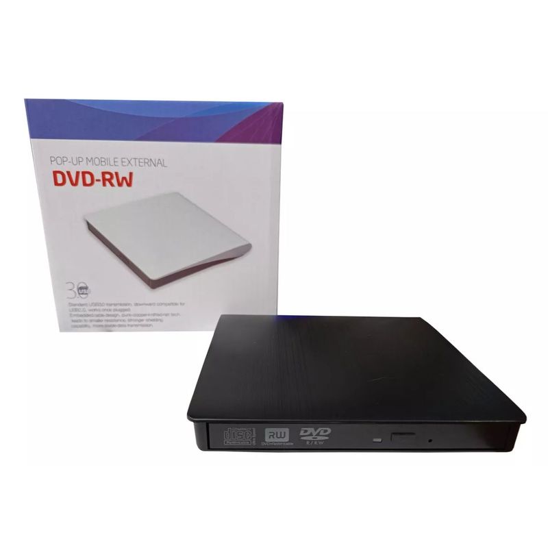 GENERICO - Unidad Cd Dvd Externa Ultar Slim