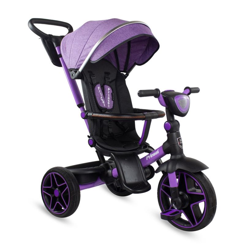 PRINSEL - Triciclo Paseador 360 Reclinable Explorer Prinsel Morado