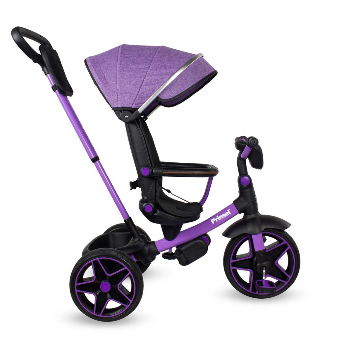 PRINSEL - Triciclo Paseador 360 Reclinable Explorer Prinsel Morado