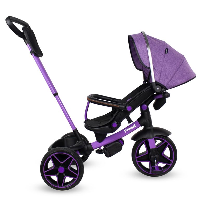 Triciclo Paseador 360 Reclinable Explorer Prinsel Morado PRINSEL