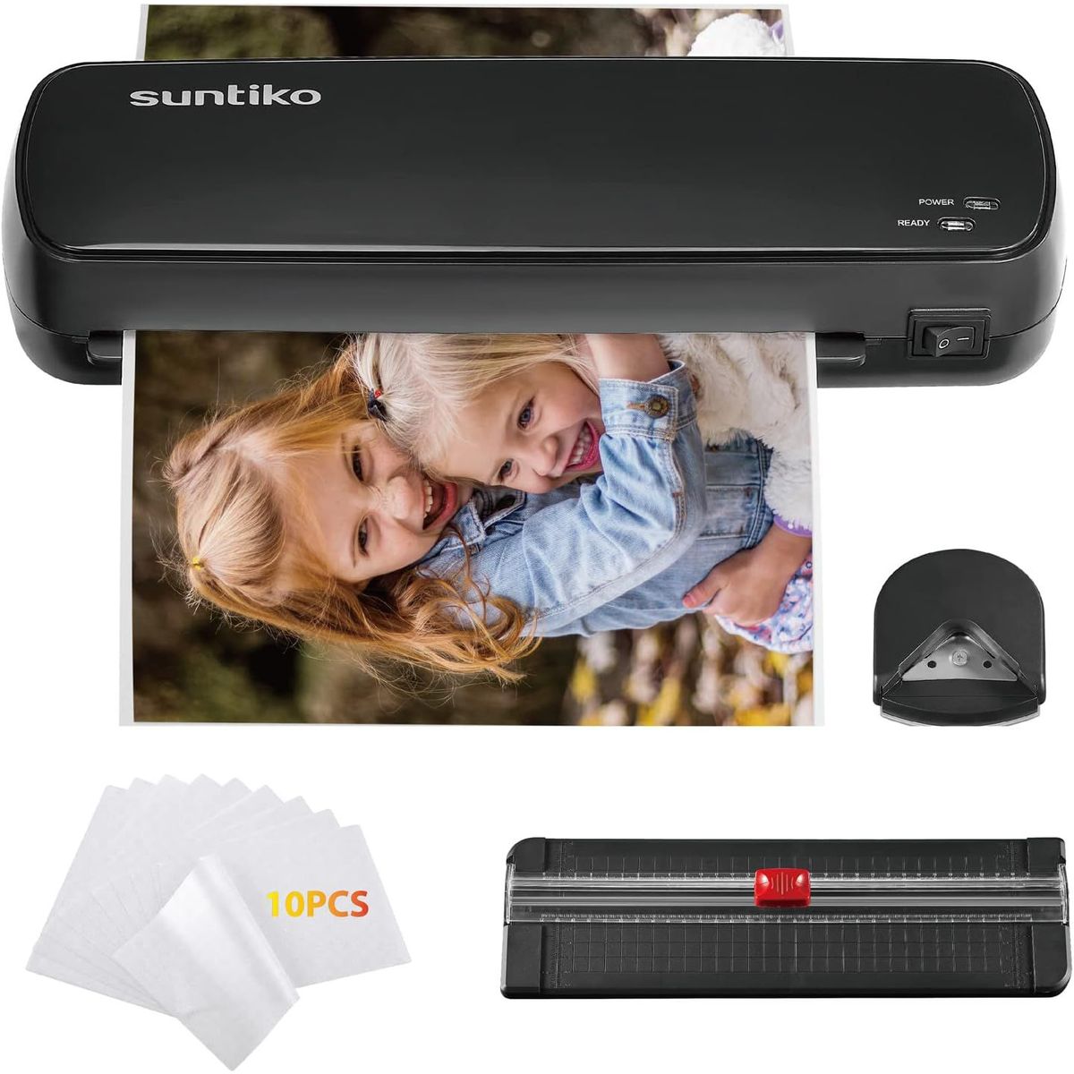 USA - ‎Laminadora Térmica + Cortador + Redondeador + 10 Bolsas